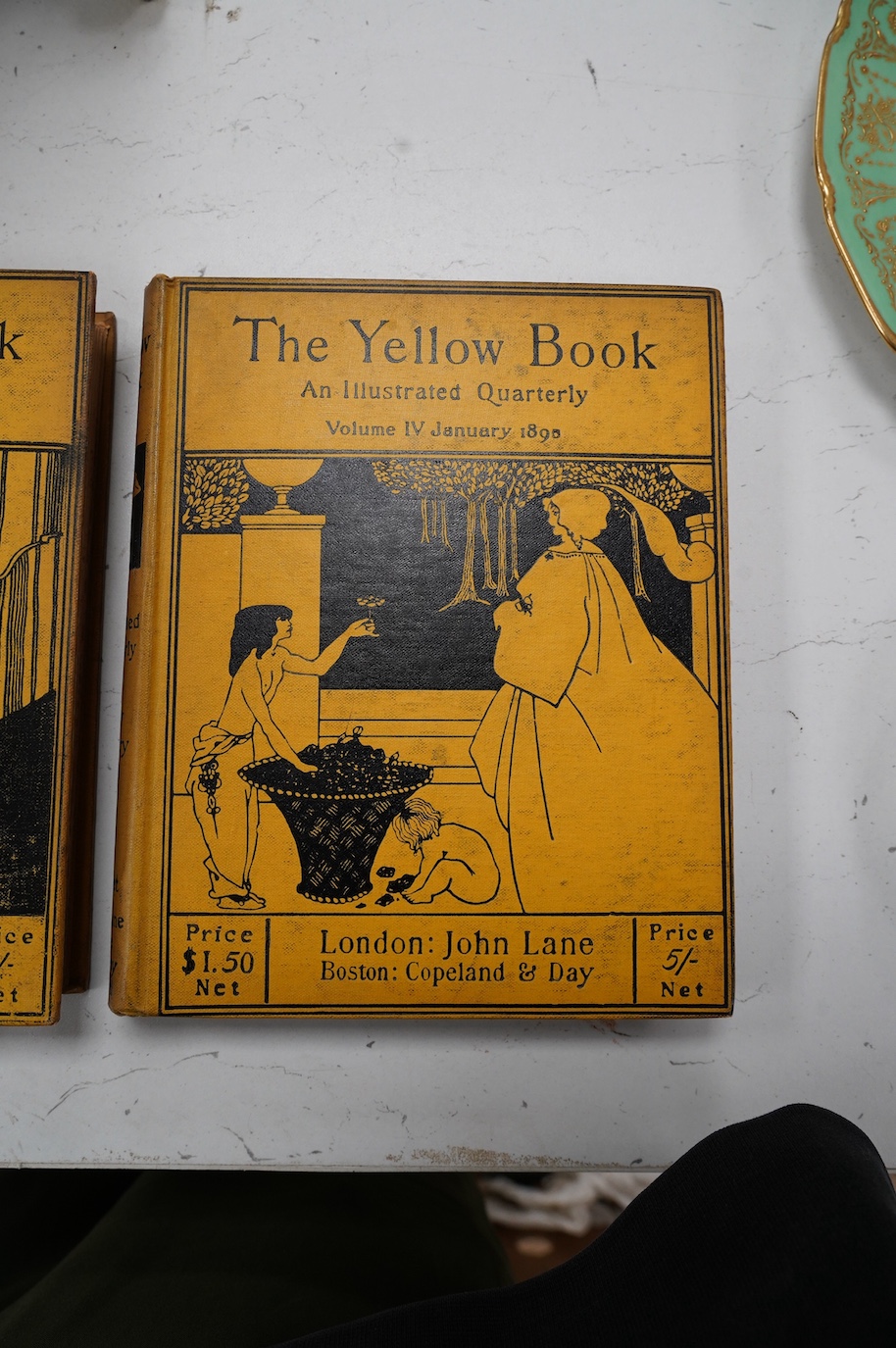 Four volumes of The Yellow Book; I, II, III and IV, pub. John Lane. Condition - fair, some wear and staining, damage to the spines and bindings loose